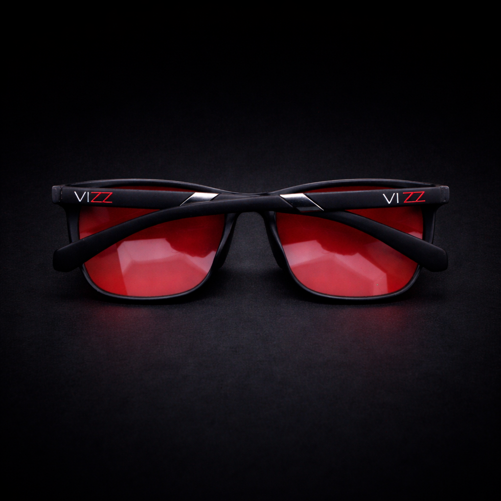 VIZZ | Unisex Red Lens Blue Light Glasses